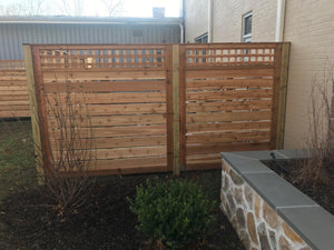 Commercial Fence, a Commercial from All Type Fence: Horizontal_Red_Cedar_Ewing_8