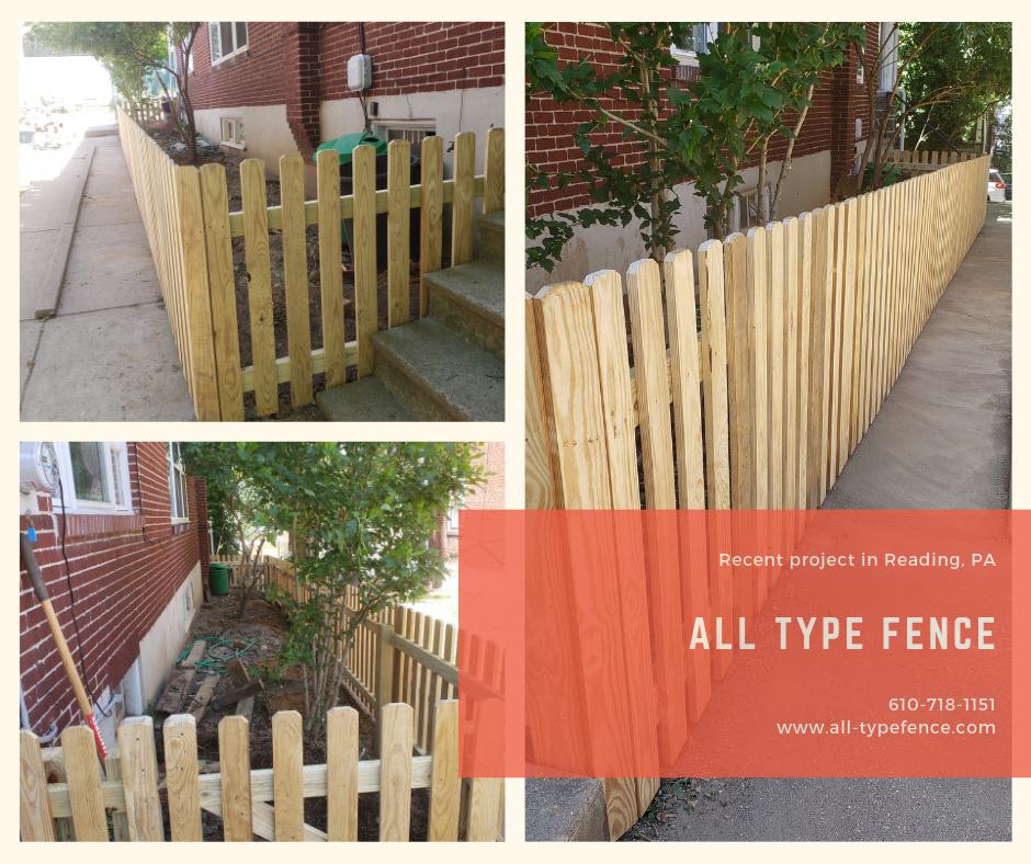 Recent Project in Reading, PA - Fences by All Type Fence