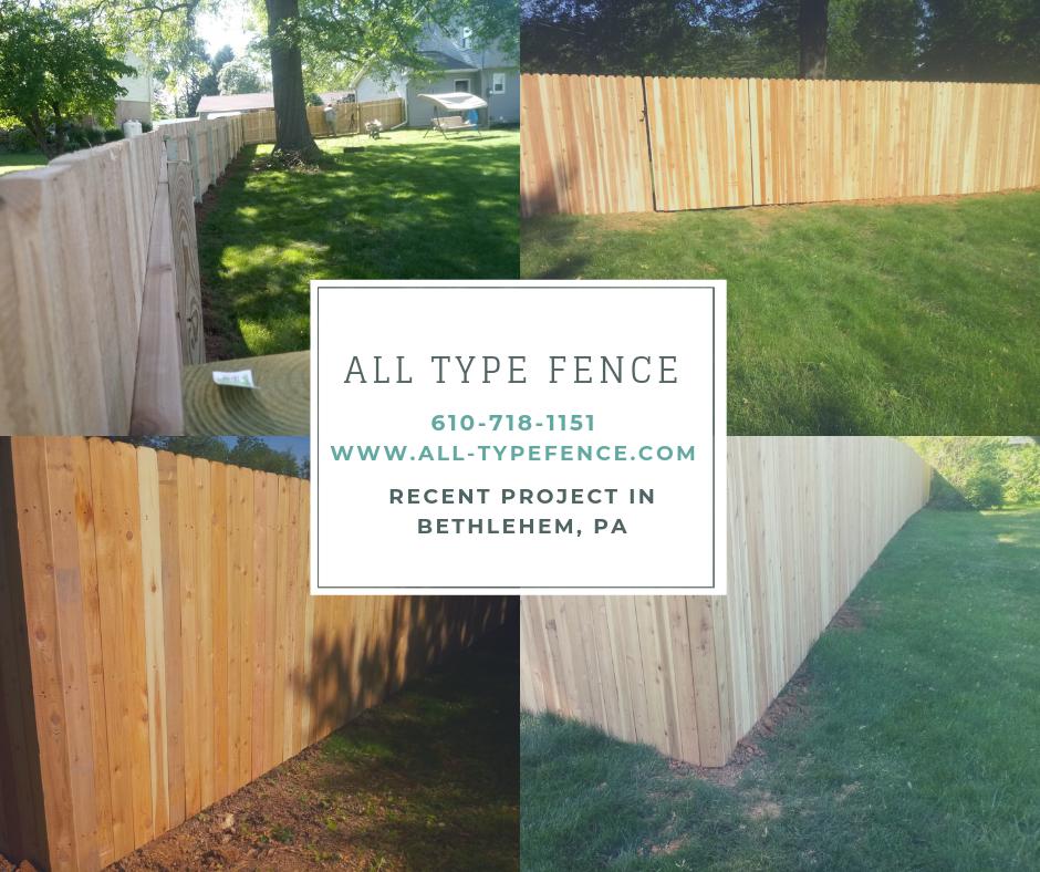 Bethlehem, PA Project - Fences by All Type Fence