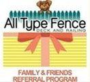 Our Referral Program - Fences by All Type Fence