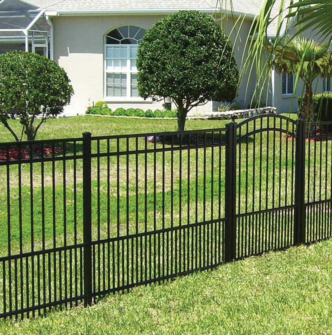 aluminum fence styles