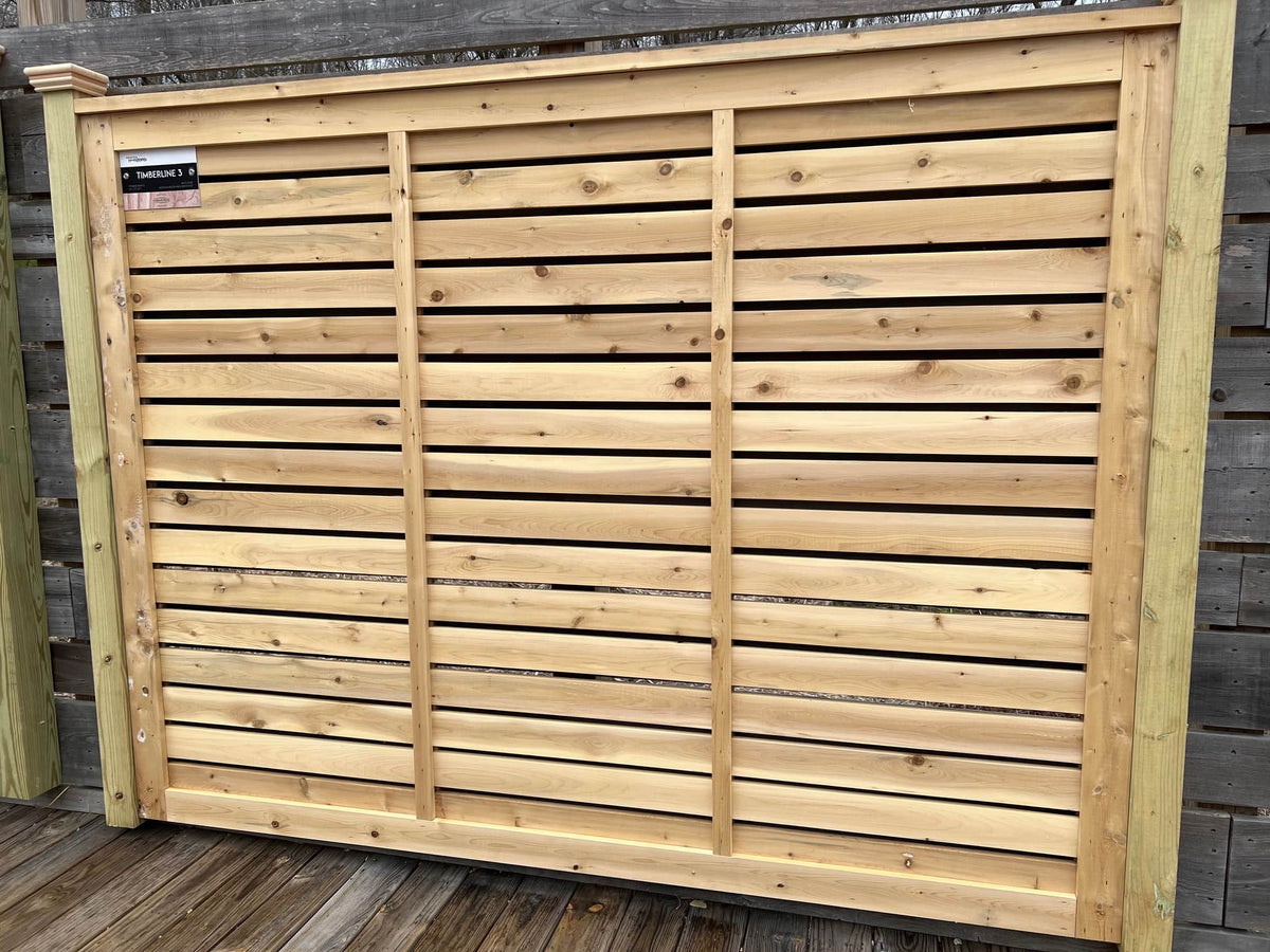 cedartech wooden fence