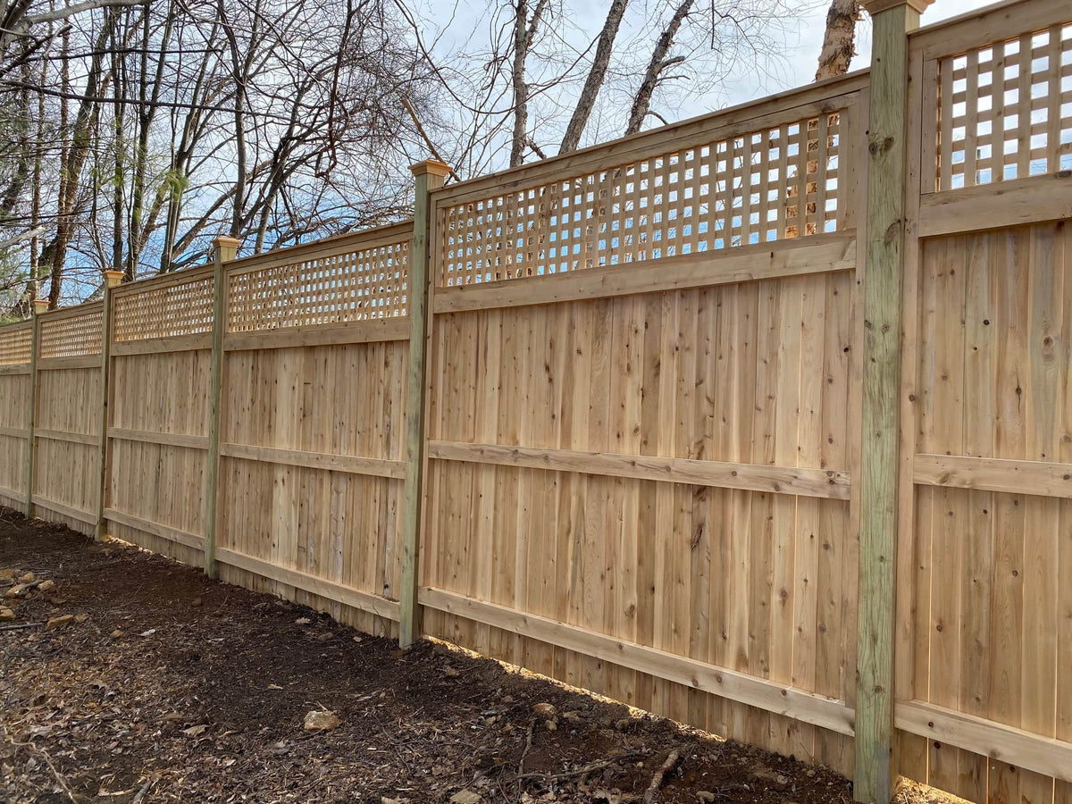 cedartech wooden fence