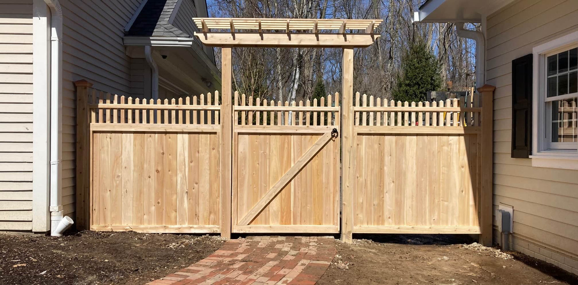 cedartech wooden fence