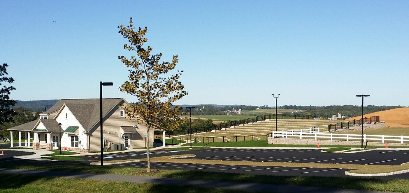 Commercial Fence, a Commercial from All Type Fence: Tel_Hai_Community_amphitheater_commercial_railing